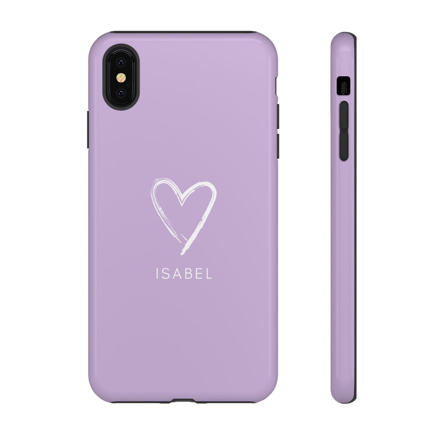Purple Heart Personalised Phone Case