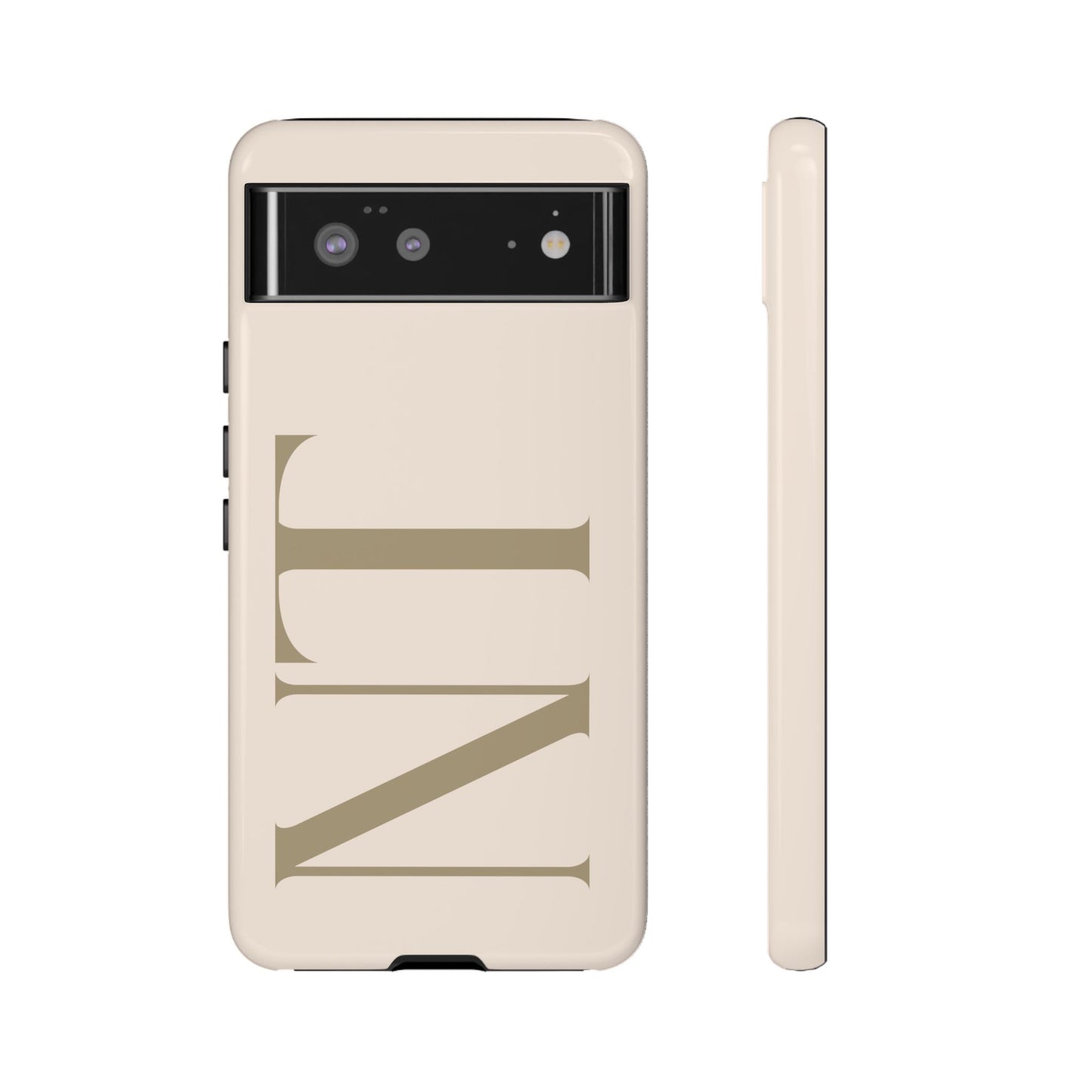 Sand Custom Initials Phone Case