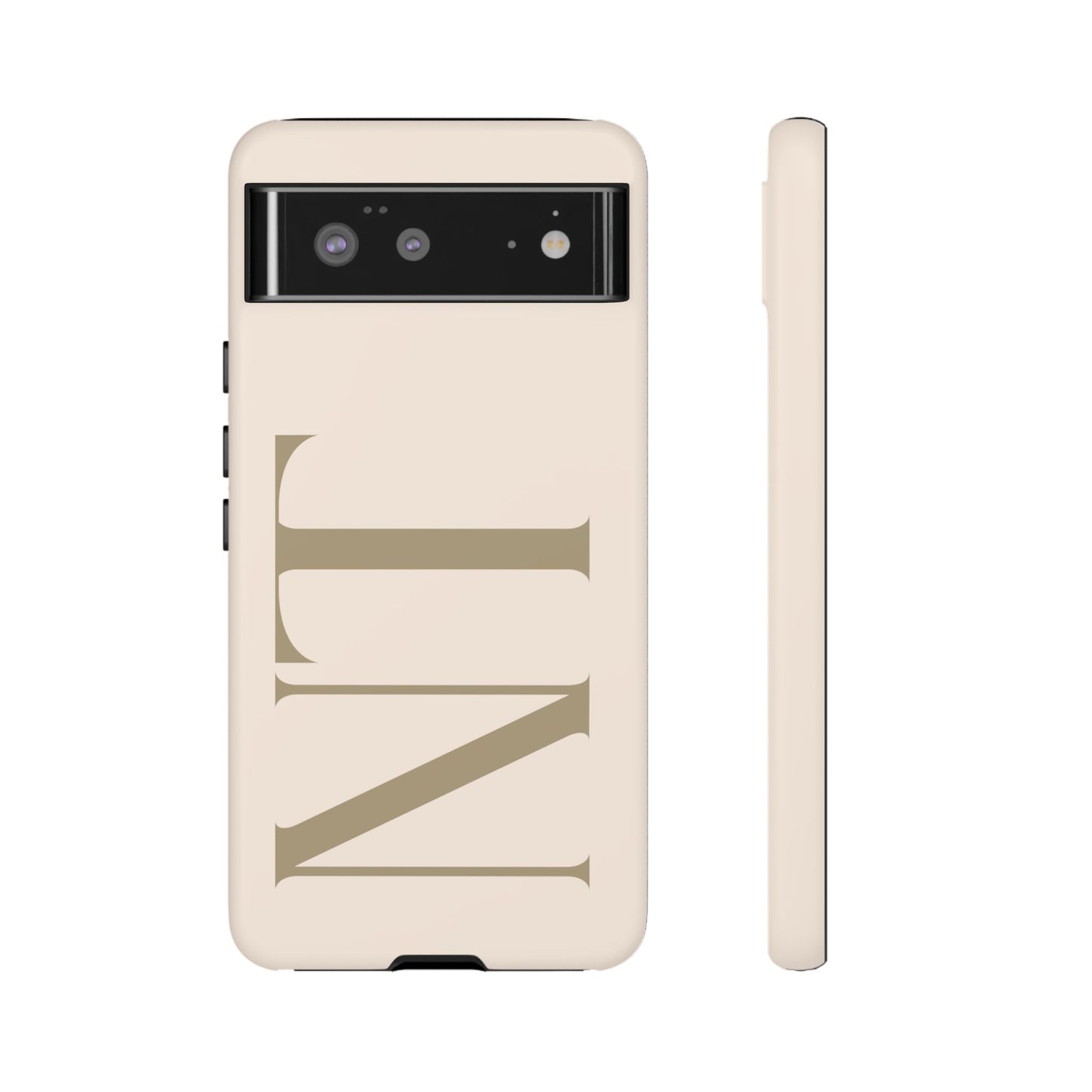 Sand Custom Initials Phone Case