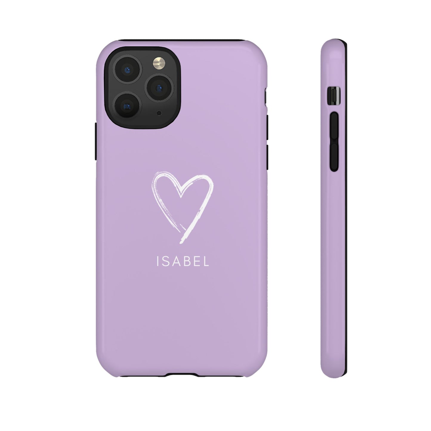 Purple Heart Personalised Phone Case
