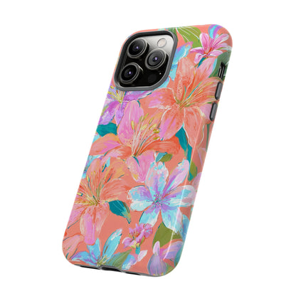 Coral Floral Burst