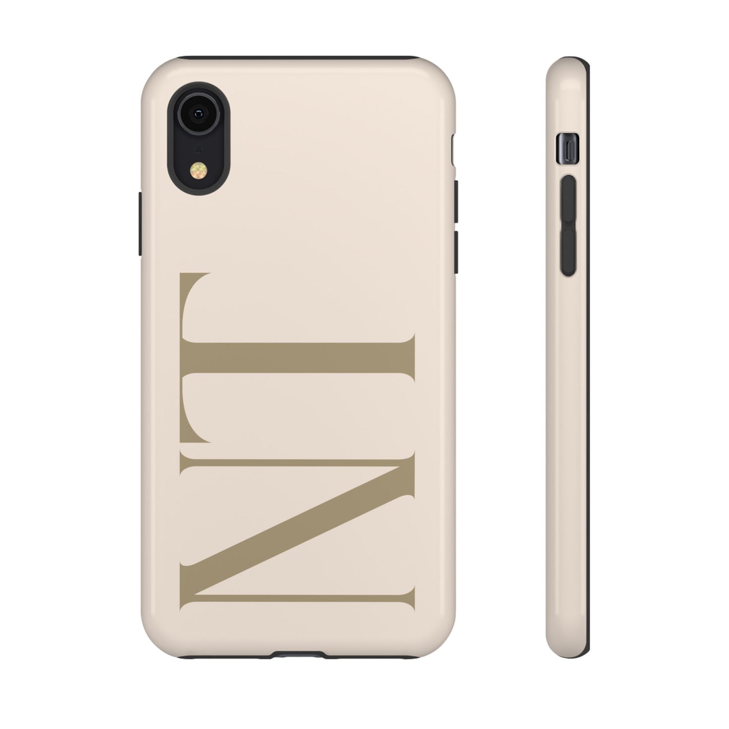 Sand Custom Initials Phone Case