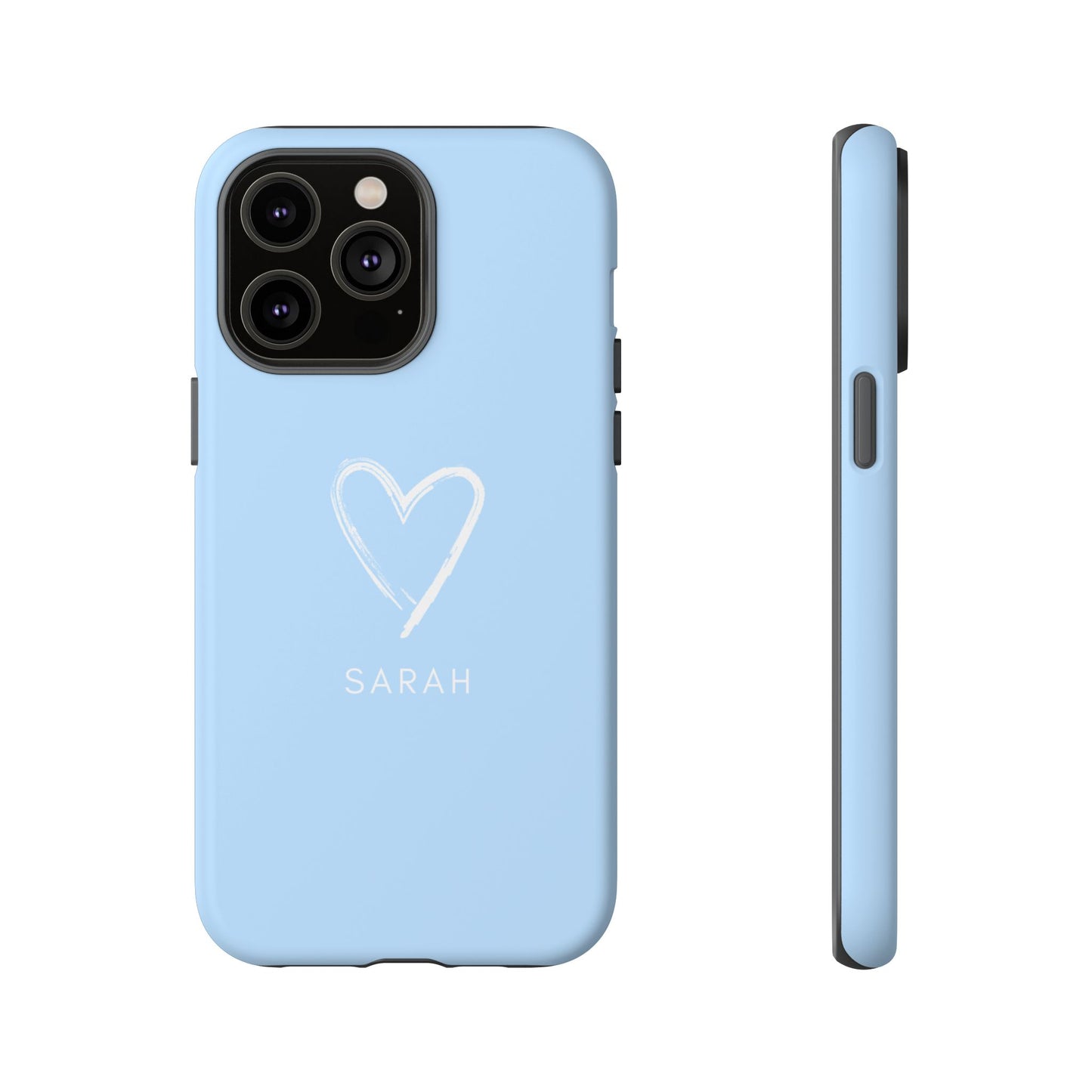 Blue Heart Personalised Phone Case
