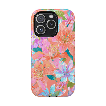 Coral Floral Burst - MagSafe