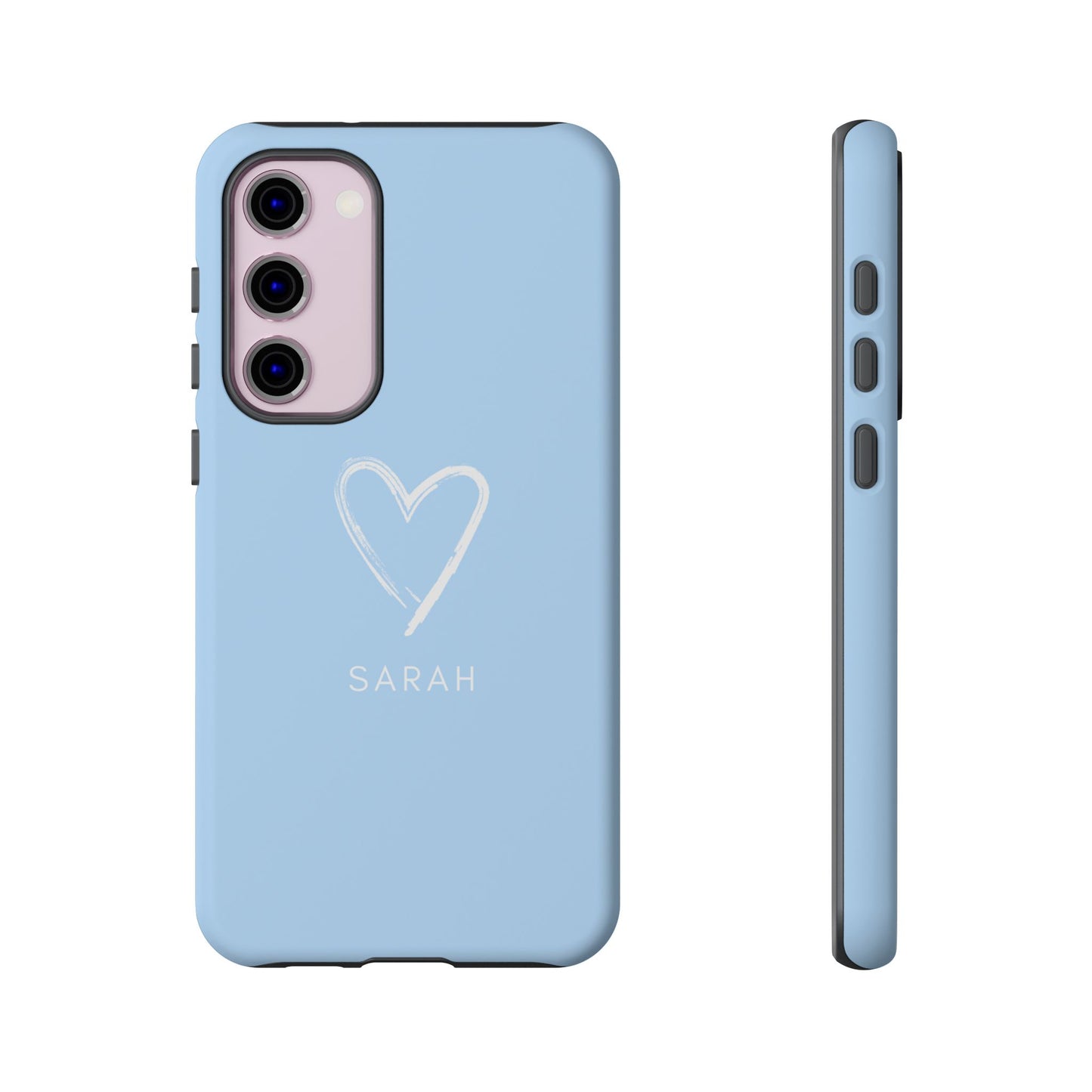 Blue Heart Personalised Phone Case