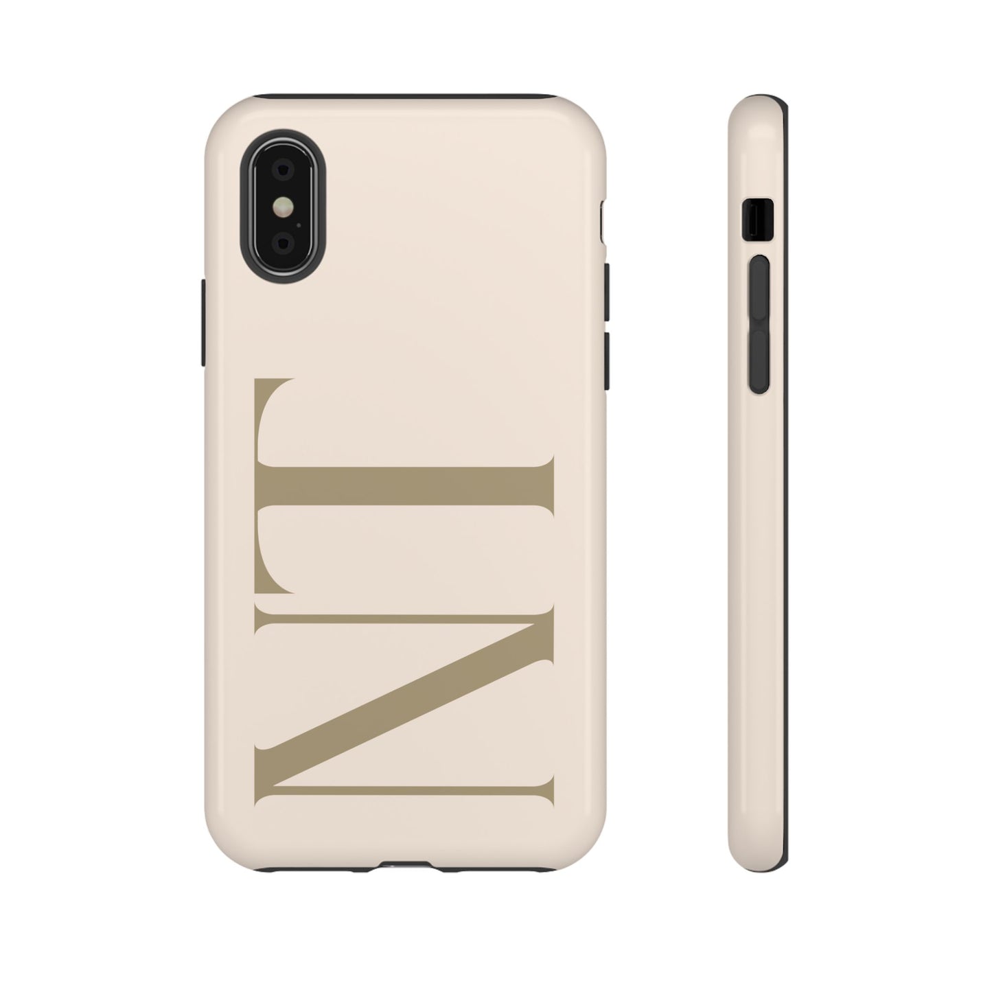 Sand Custom Initials Phone Case