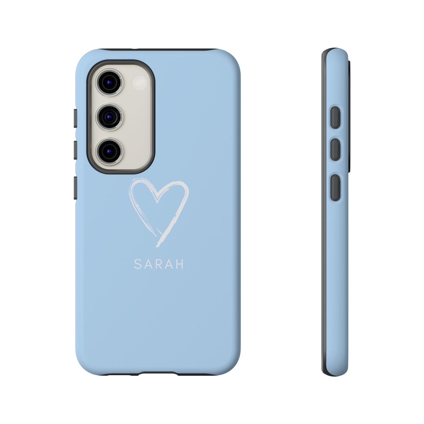 Blue Heart Personalised Phone Case