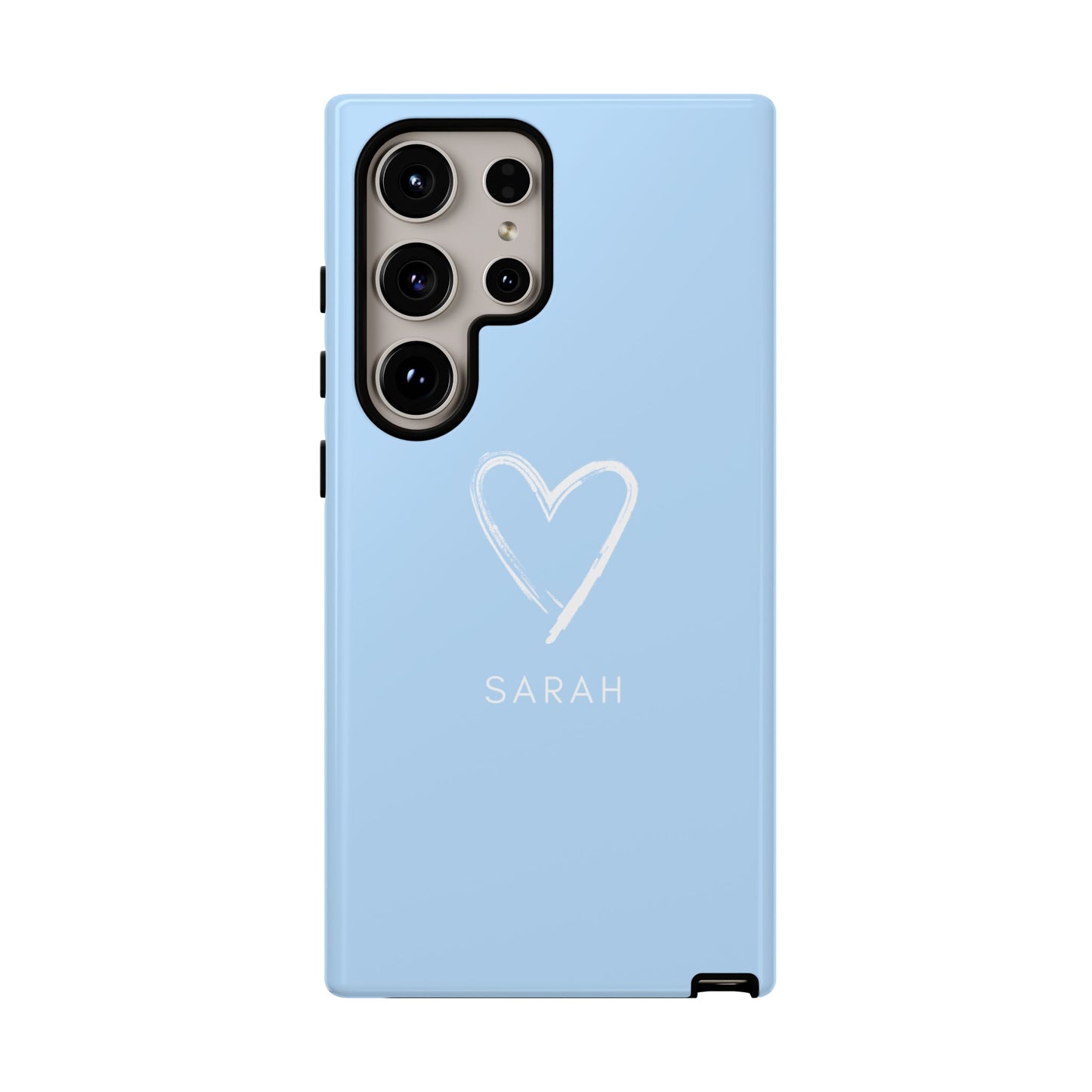 Blue Heart Personalised Phone Case
