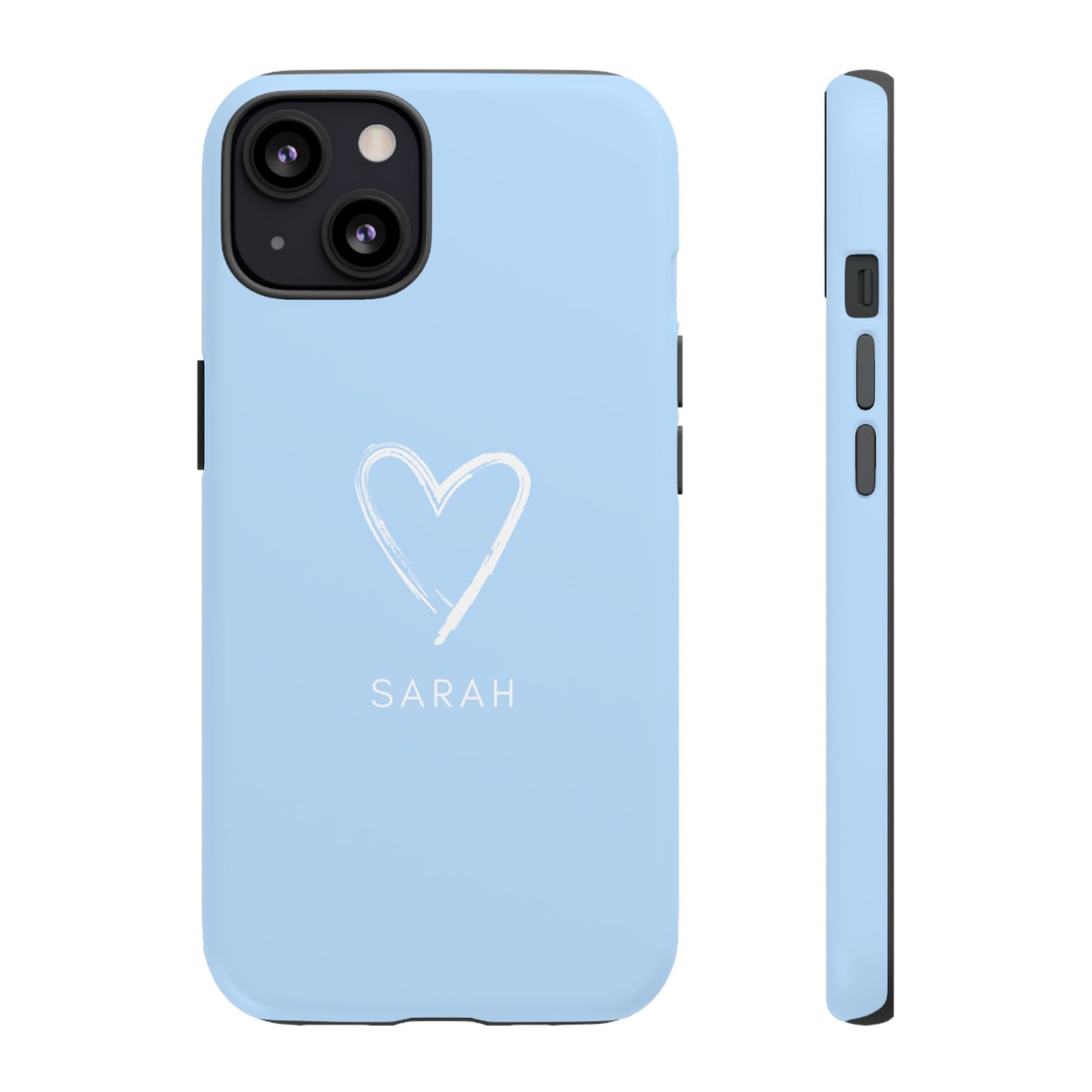 Blue Heart Personalised Phone Case