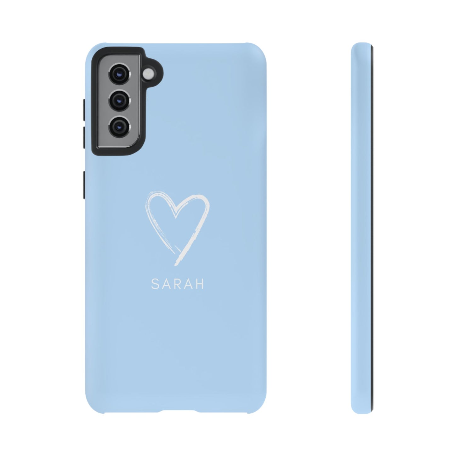 Blue Heart Personalised Phone Case