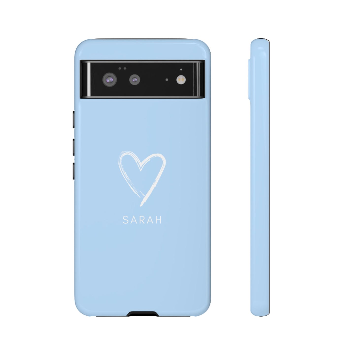 Blue Heart Personalised Phone Case