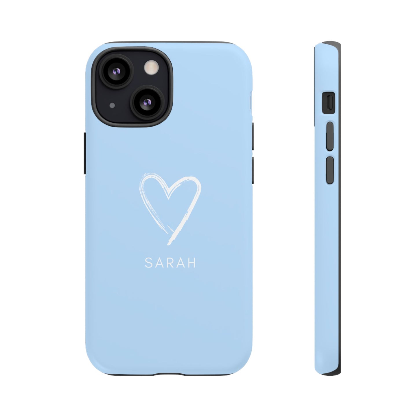 Blue Heart Personalised Phone Case