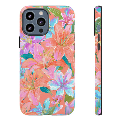 Coral Floral Burst