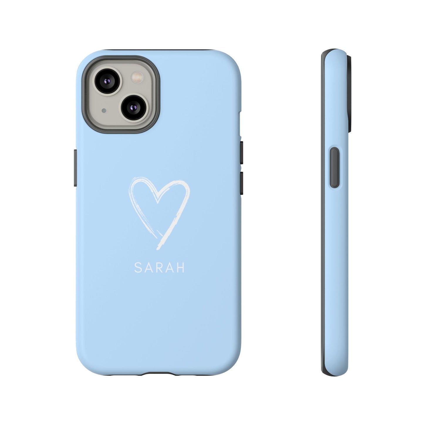 Blue Heart Personalised Phone Case