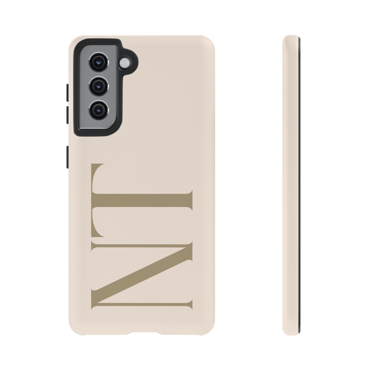 Sand Custom Initials Phone Case