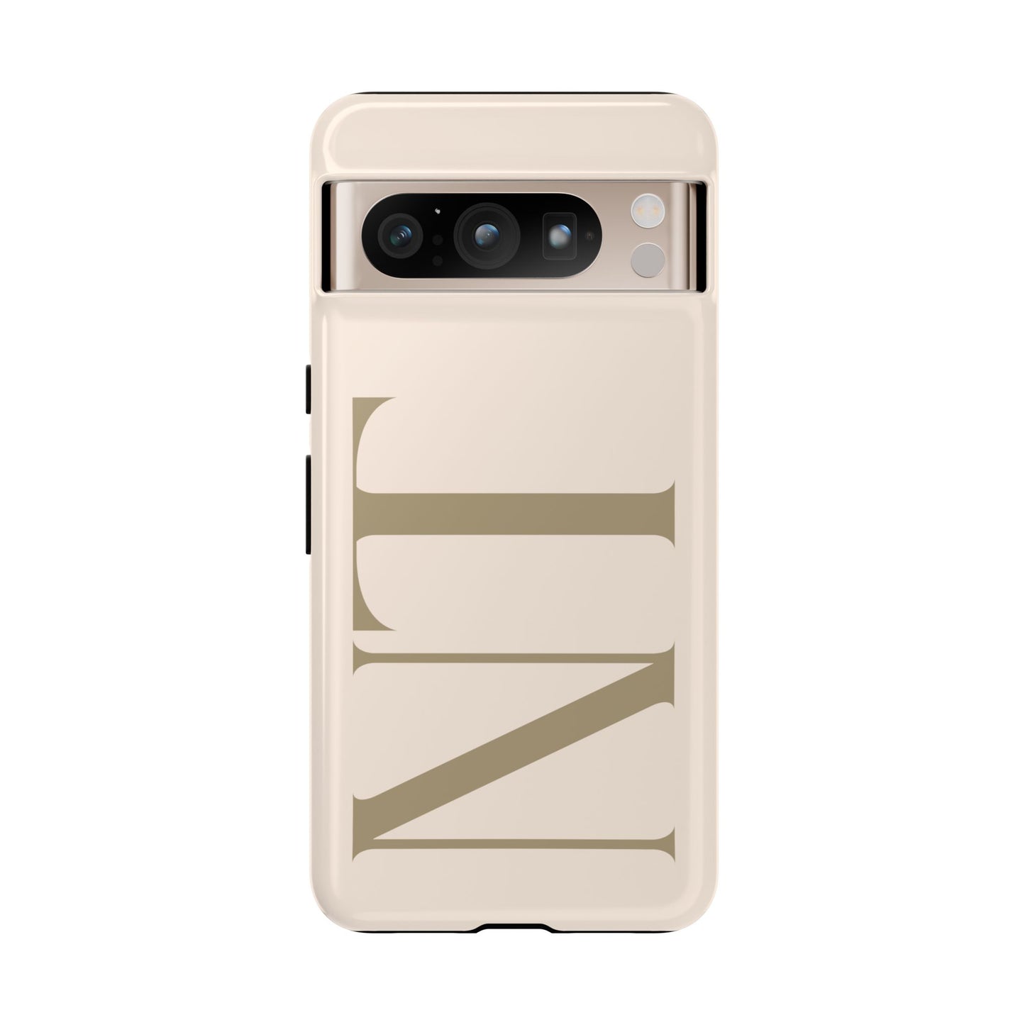 Sand Custom Initials Phone Case