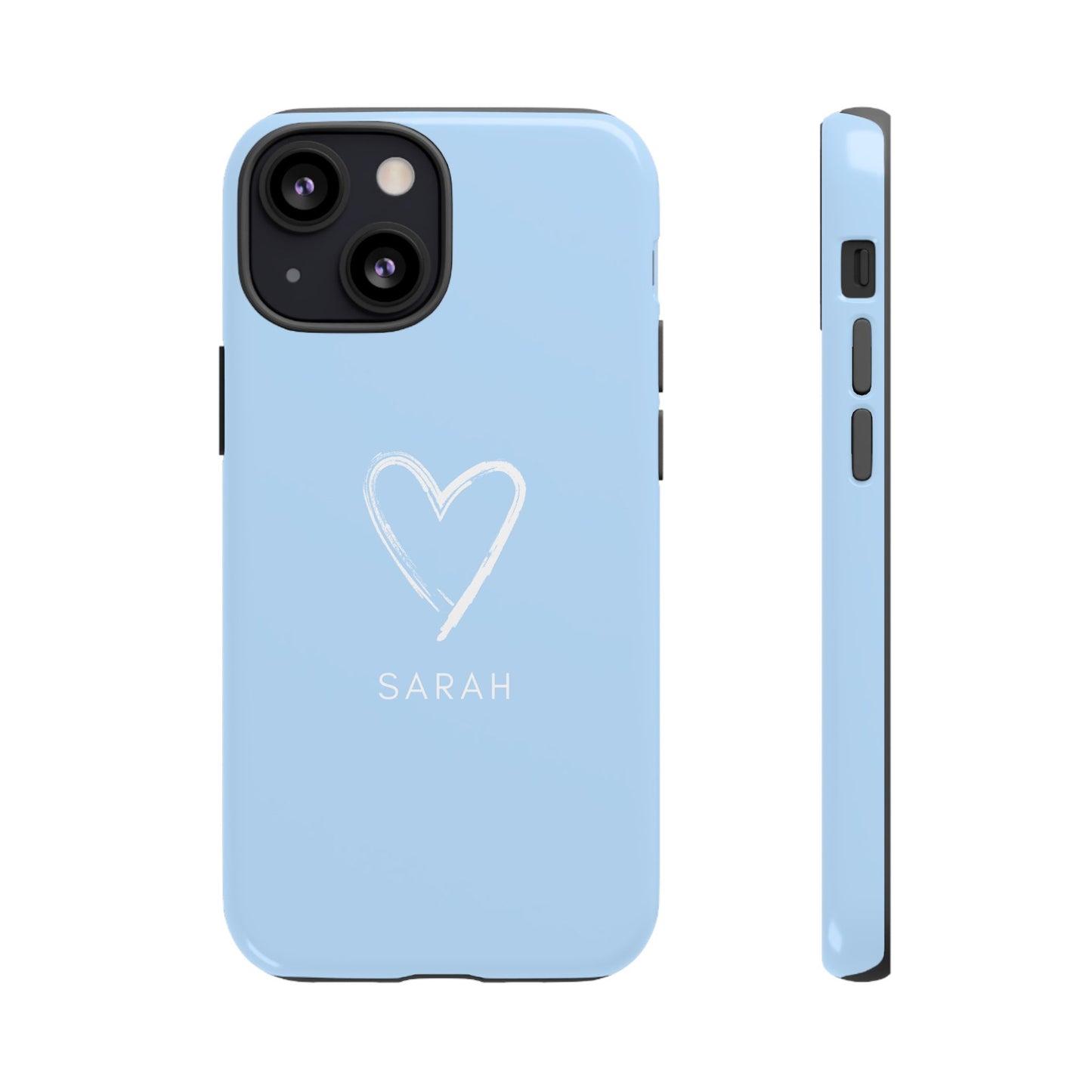 Blue Heart Personalised Phone Case