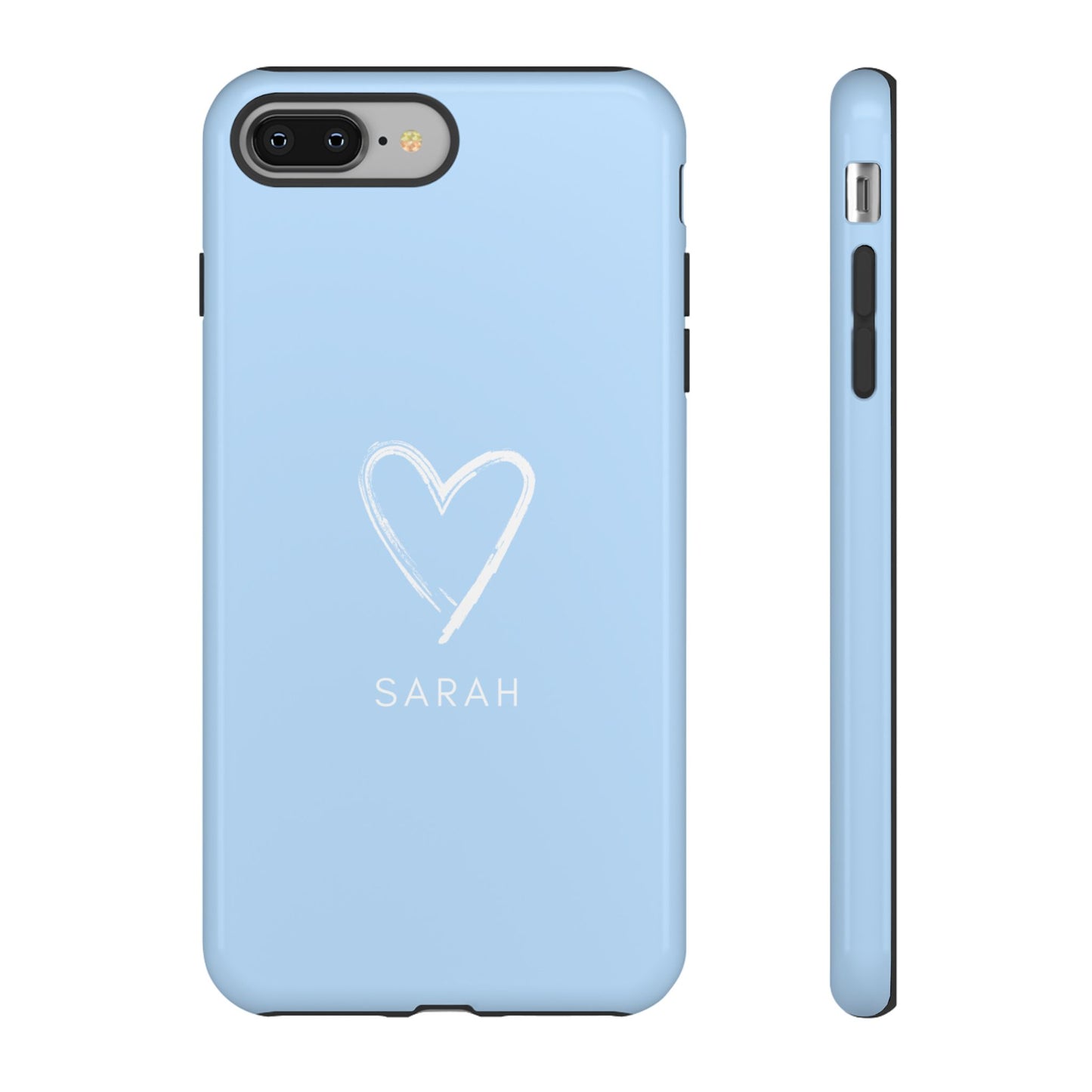 Blue Heart Personalised Phone Case