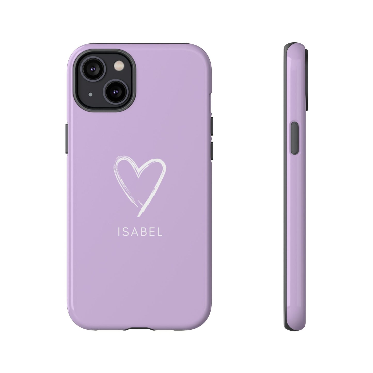 Purple Heart Personalised Phone Case