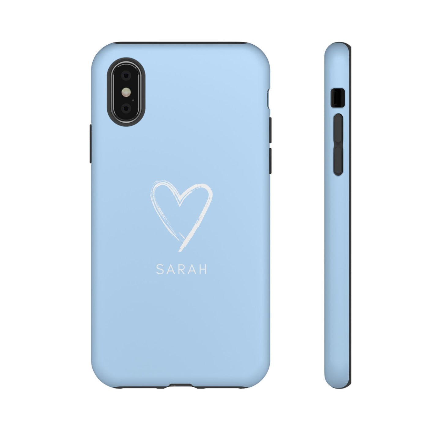 Blue Heart Personalised Phone Case