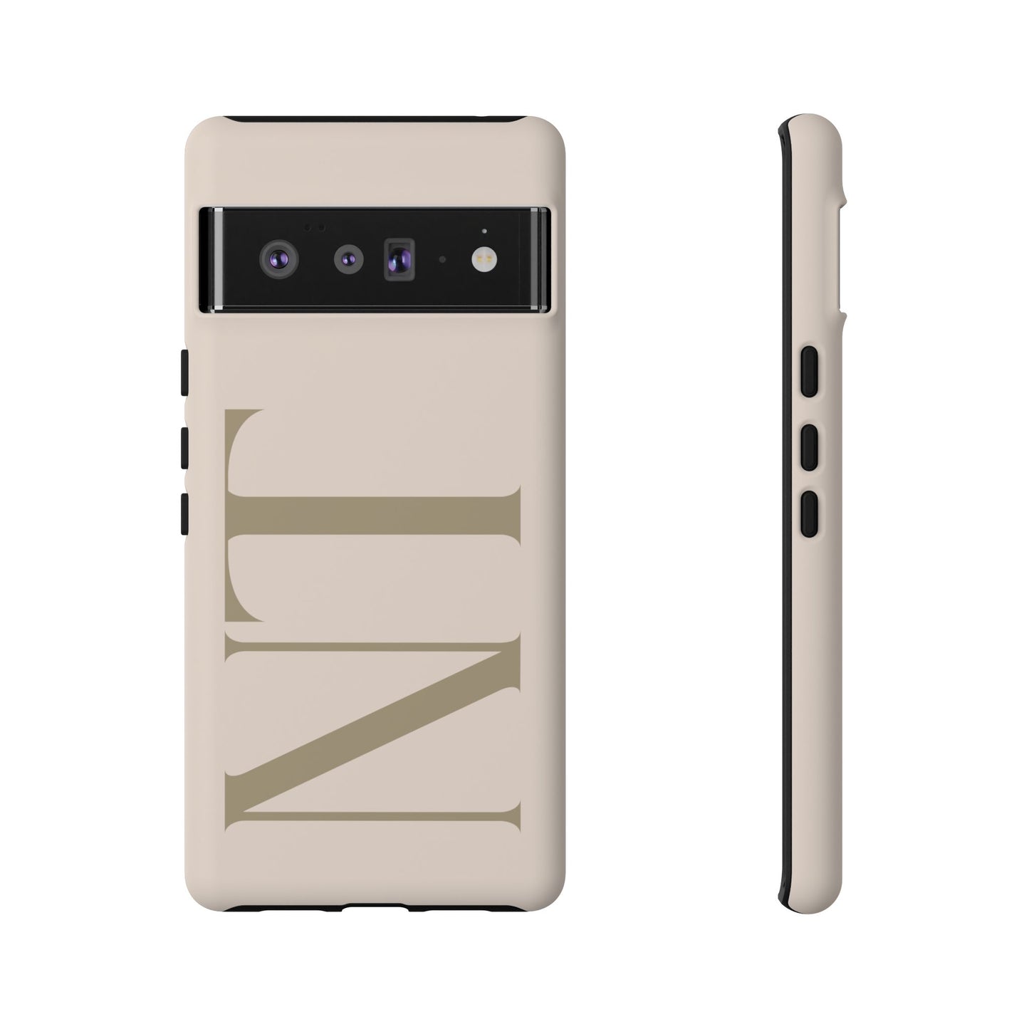 Sand Custom Initials Phone Case