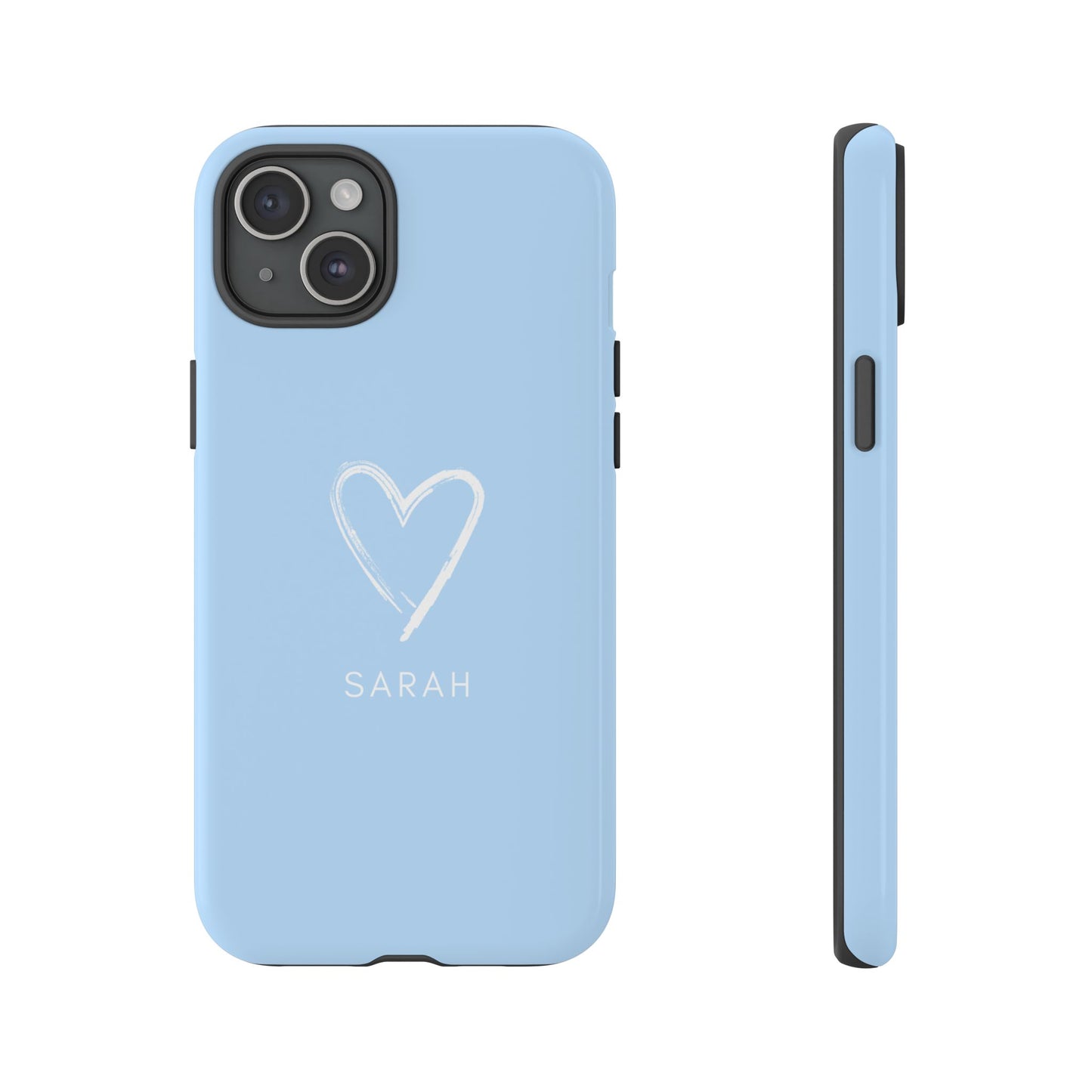 Blue Heart Personalised Phone Case