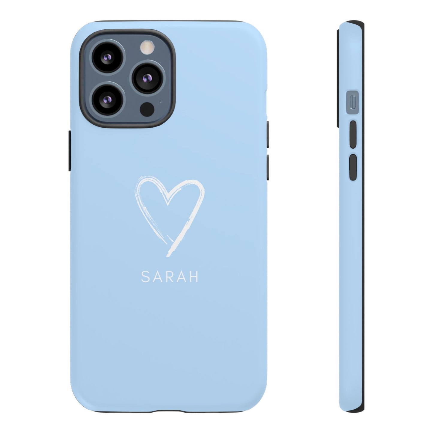 Blue Heart Personalised Phone Case