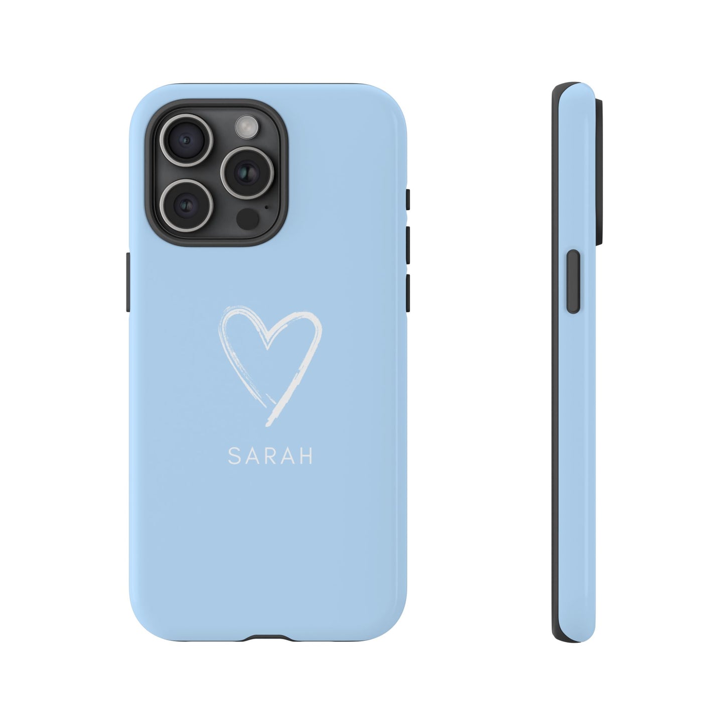 Blue Heart Personalised Phone Case