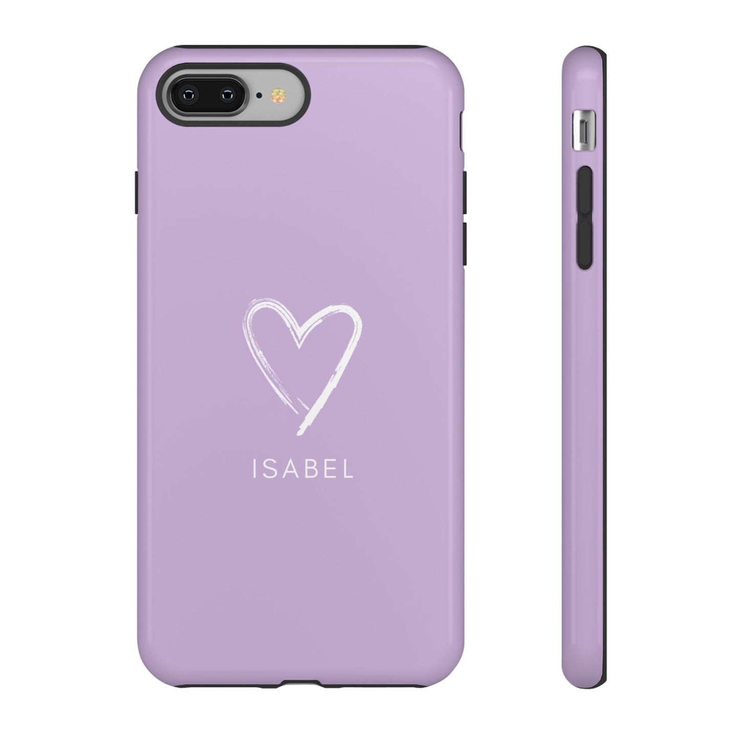 Purple Heart Personalised Phone Case