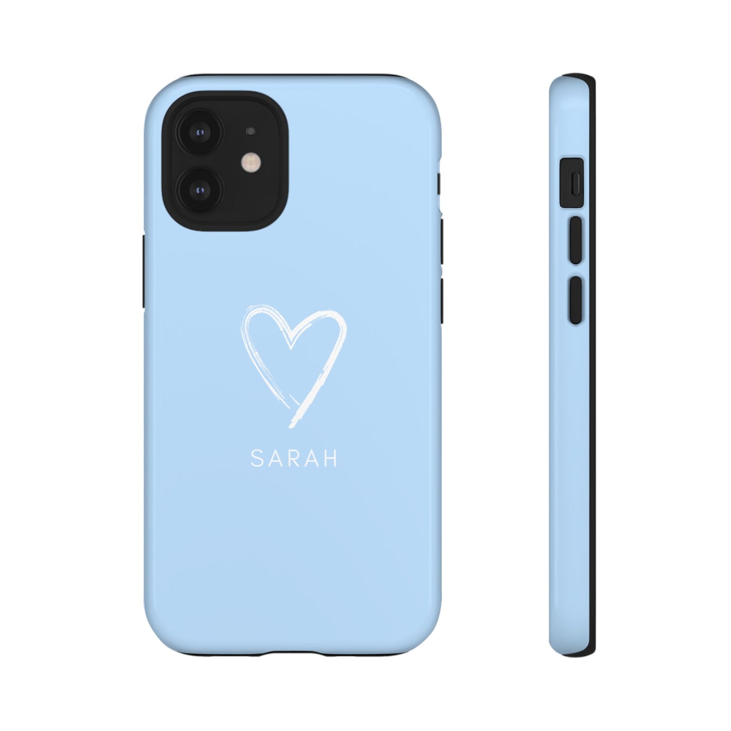 Blue Heart Personalised Phone Case