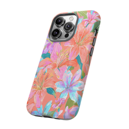 Coral Floral Burst
