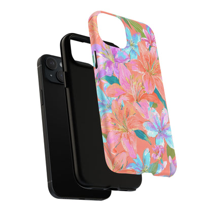 Coral Floral Burst - MagSafe