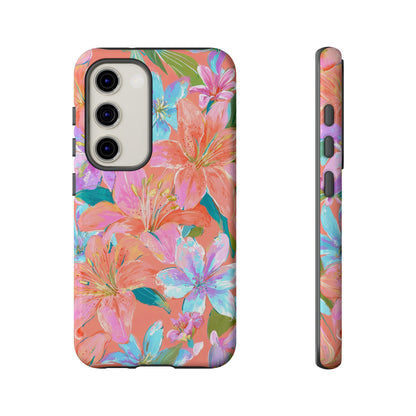 Coral Floral Burst
