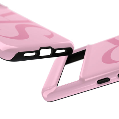 Pink Custom Initials Phone Case