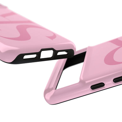 Pink Custom Initials Phone Case
