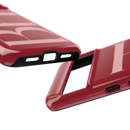 Red Custom Initials Phone Case
