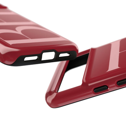 Red Custom Initials Phone Case