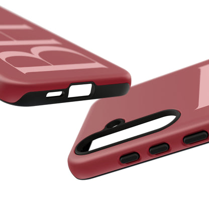 Red Custom Initials Phone Case