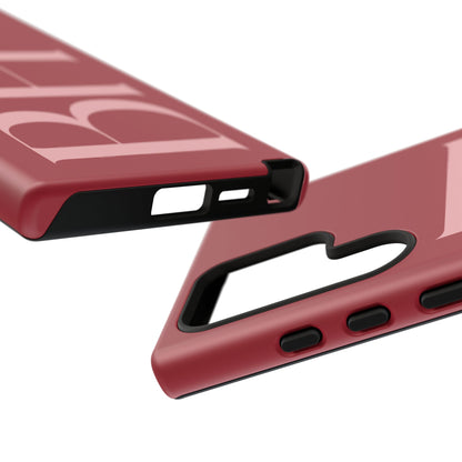 Red Custom Initials Phone Case