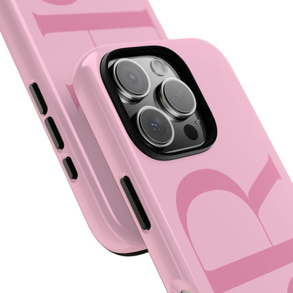 Pink Custom Initials Phone Case