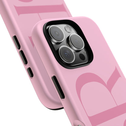 Pink Custom Initials Phone Case