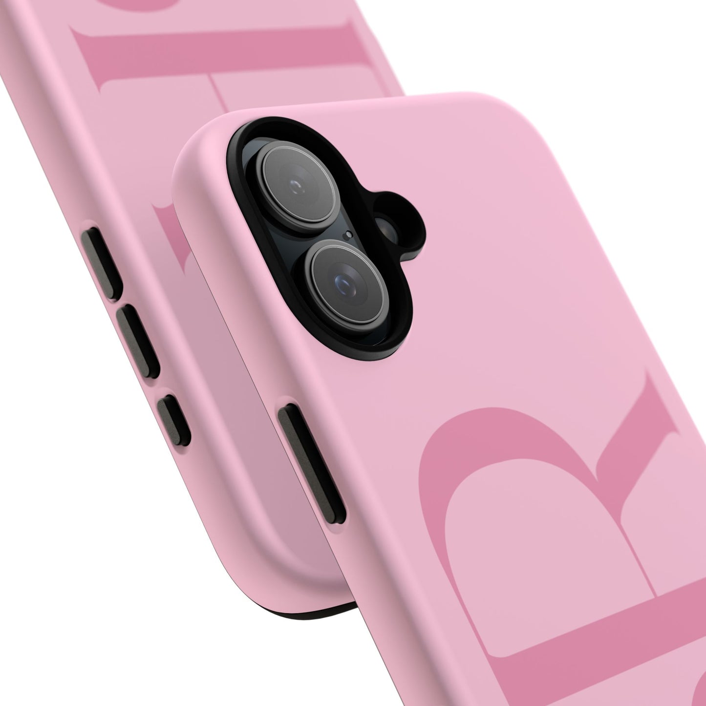 Pink Custom Initials Phone Case