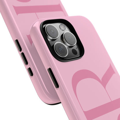 Pink Custom Initials Phone Case