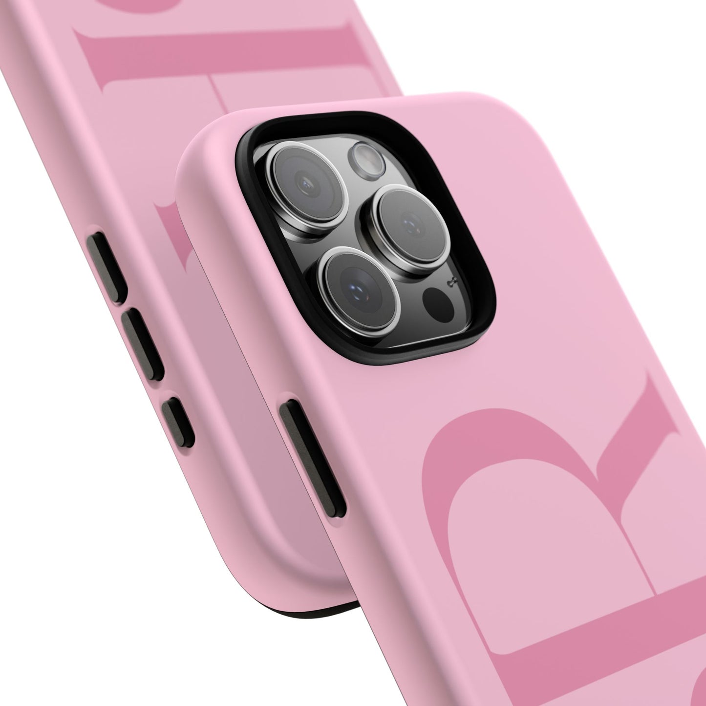 Pink Custom Initials Phone Case
