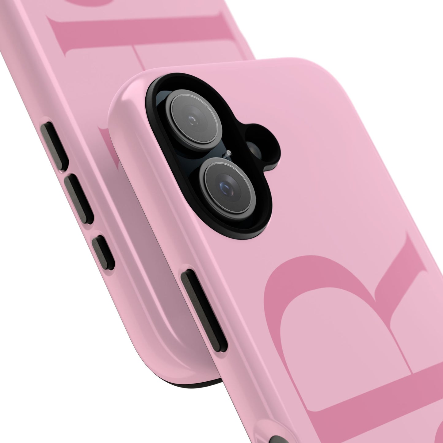 Pink Custom Initials Phone Case