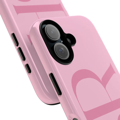 Pink Custom Initials Phone Case