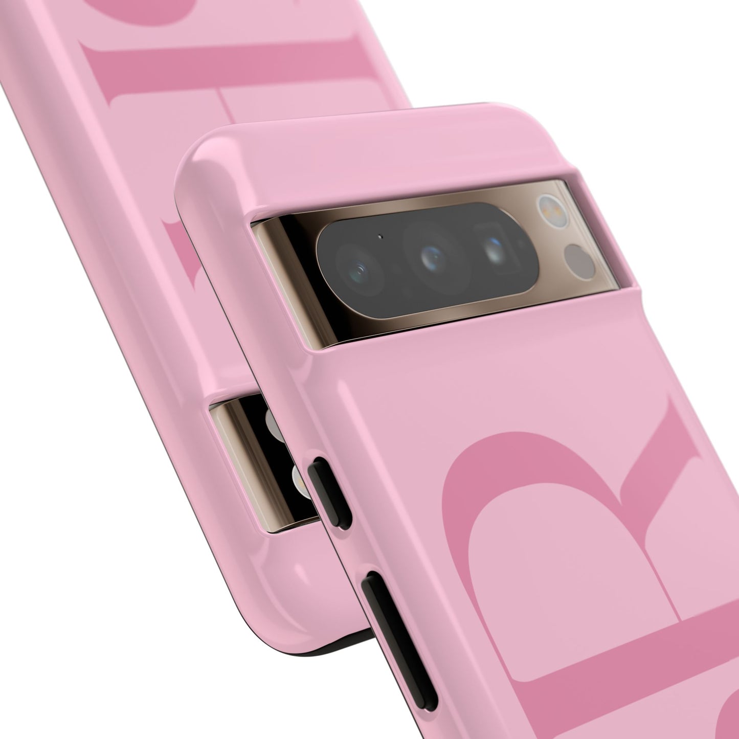 Pink Custom Initials Phone Case