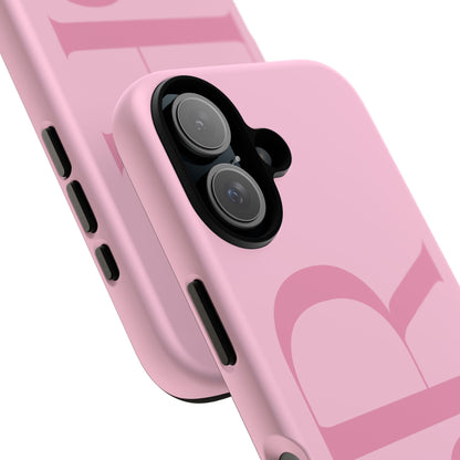 Pink Custom Initials Phone Case
