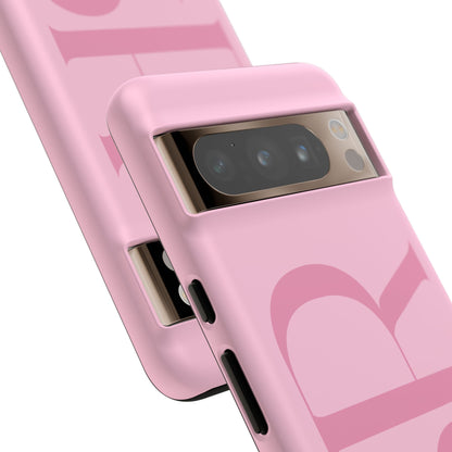 Pink Custom Initials Phone Case