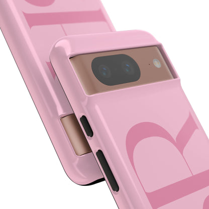 Pink Custom Initials Phone Case